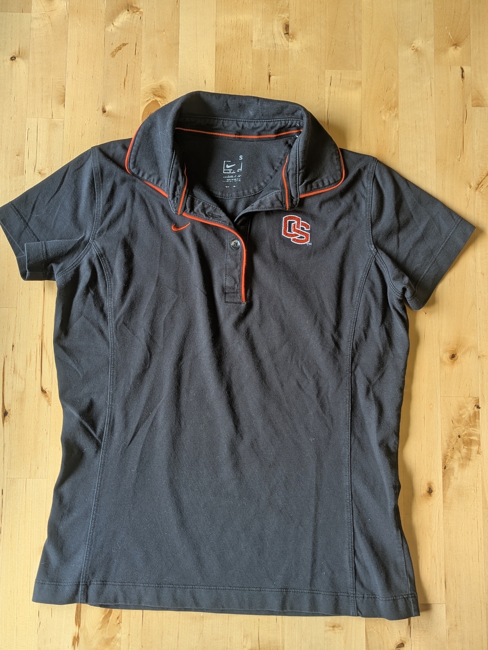 Nike Women’s Black Oregon State Beavers Polo Golf Shirt Size Small